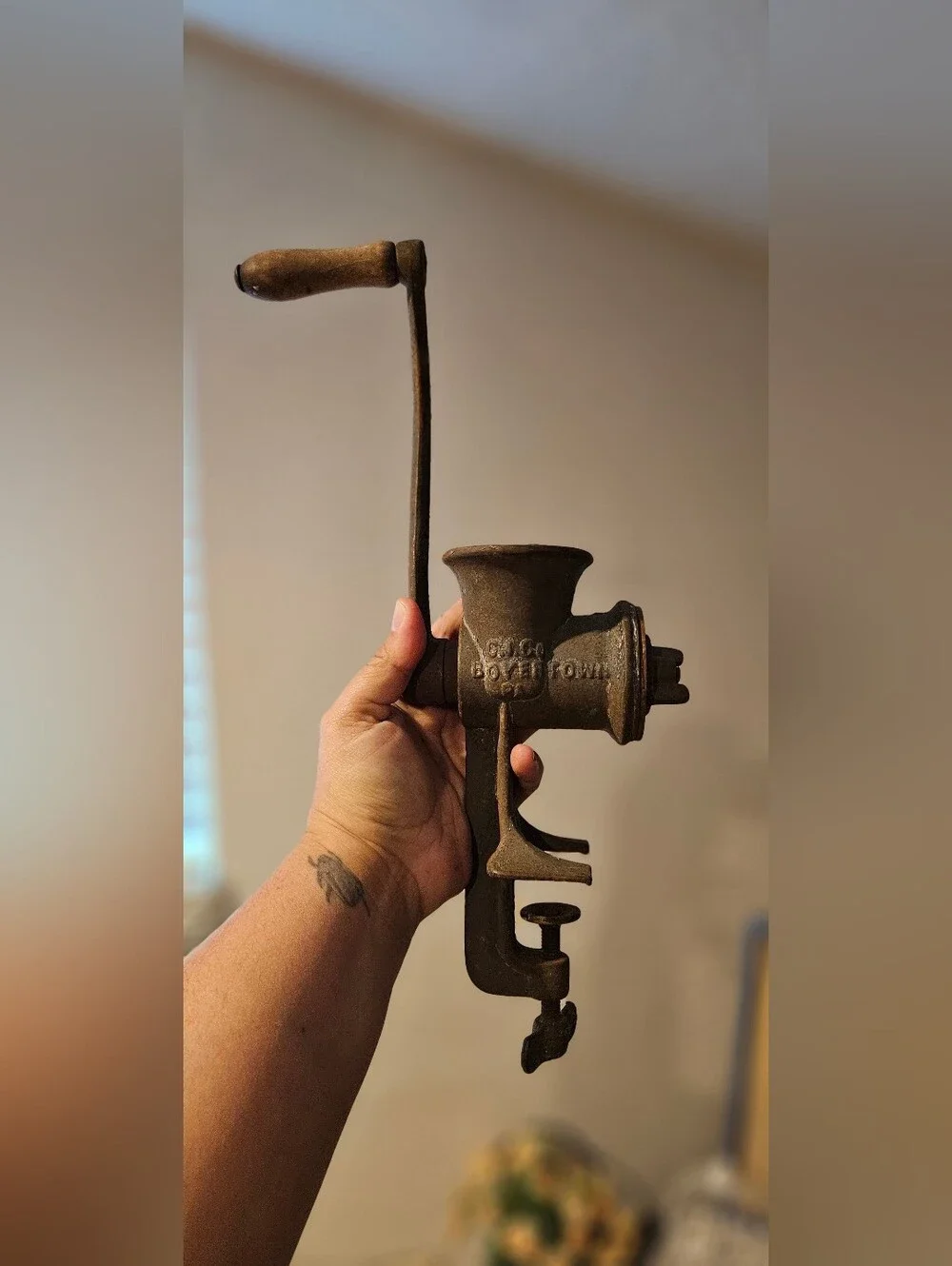 Vtg Meat Grinder Keystone